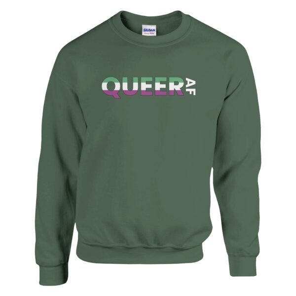 QUEER AF – Crewneck Sweatshirt