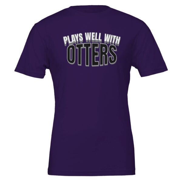 Plays Well With Otters – Crewneck T-shirt