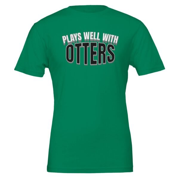 Plays Well With Otters – Crewneck T-shirt