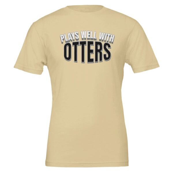 Plays Well With Otters – Crewneck T-shirt