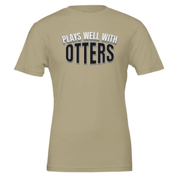 Plays Well With Otters – Crewneck T-shirt