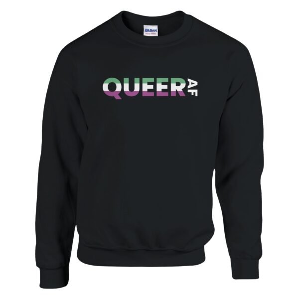 QUEER AF – Crewneck Sweatshirt