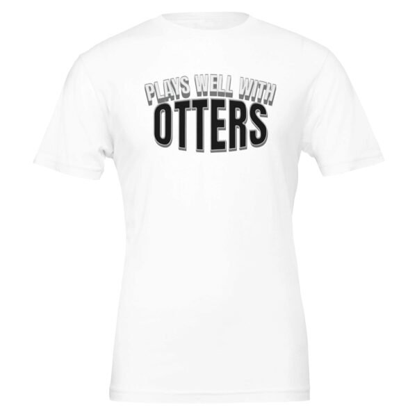 Plays Well With Otters – Crewneck T-shirt