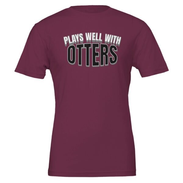 Plays Well With Otters – Crewneck T-shirt