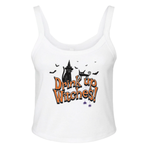 Drink Up Witches - Women's Micro Ribbed Scoop TankDrink Up Witches – Women’s Micro Ribbed Scoop Tank