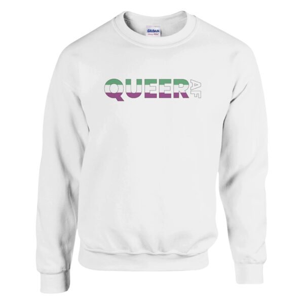 QUEER AF – Crewneck Sweatshirt