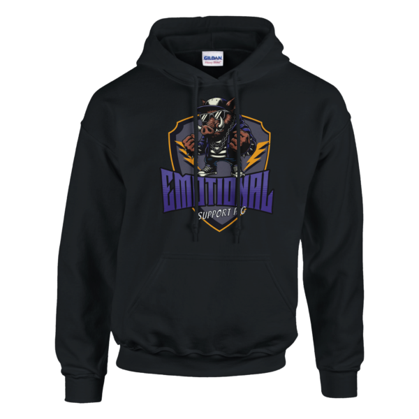 Emotional Support Pig – Pullover Hoodie