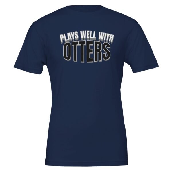 Plays Well With Otters – Crewneck T-shirt