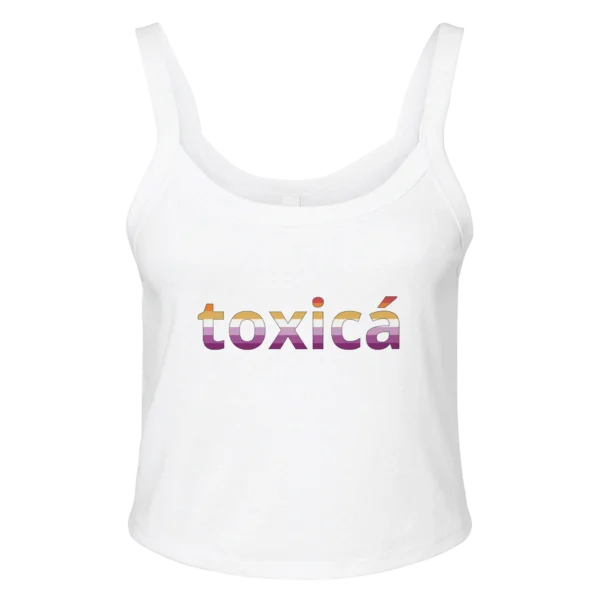 Toxica – Women’s Micro Ribbed Scoop Tank